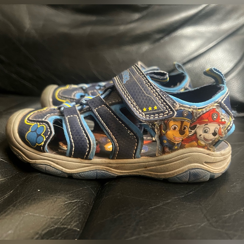 Paw patrol light up velcro sandals